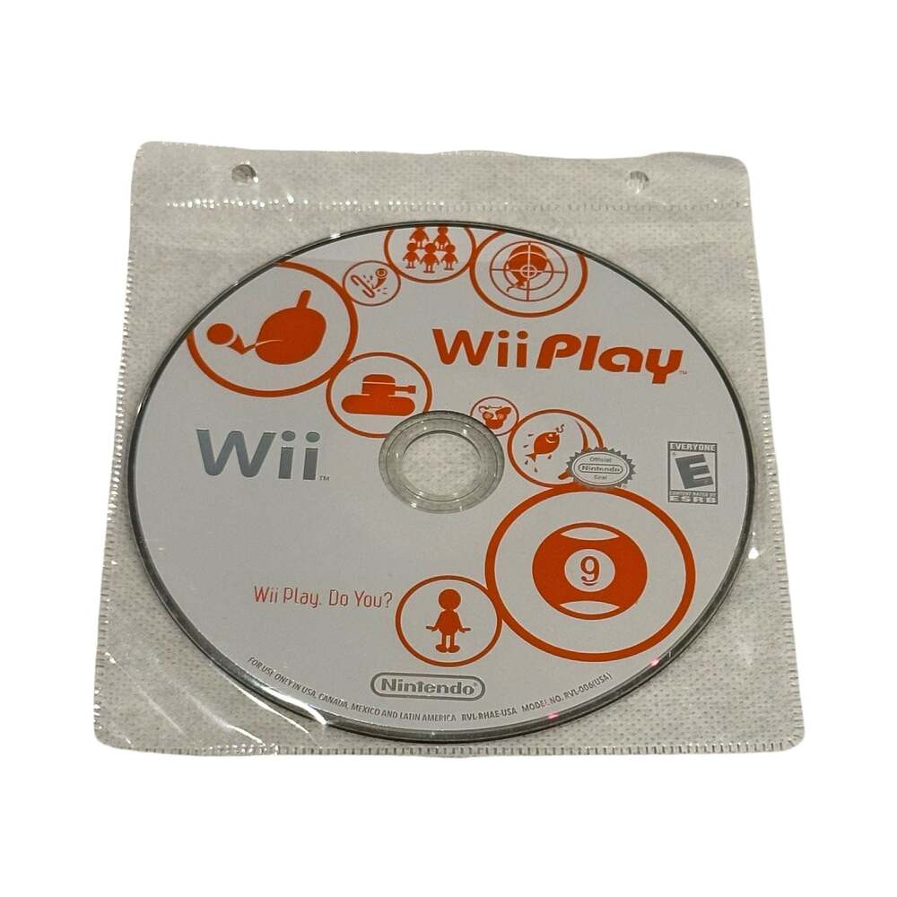 Wii Play Nintendo Wii Game (Disc Only)